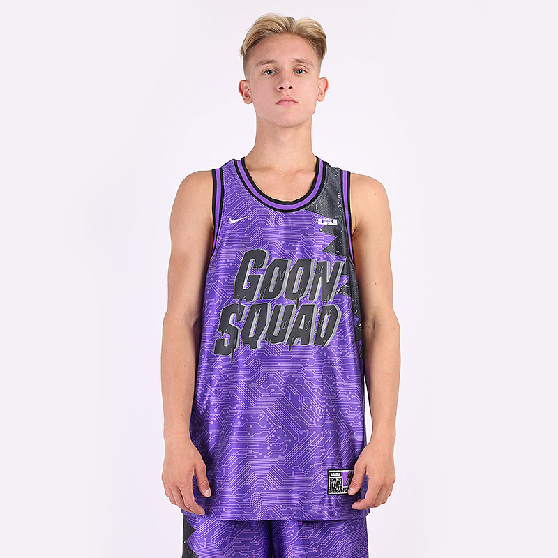 мужская фиолетовая майка Nike LeBron x Space Jam: A New Legacy `Goon Squad` Jersey DJ3872-560 - цена, описание, фото 3